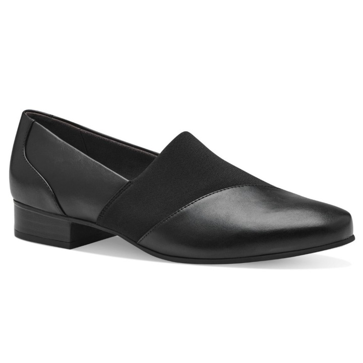 Jana Jana Soft Line női bebújós - slip on - félcipő 233491154 fekete 07204