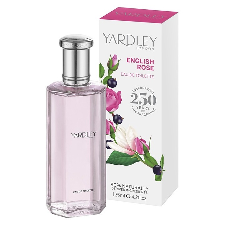 Eau de toilette Yardley London Rose, 125ml