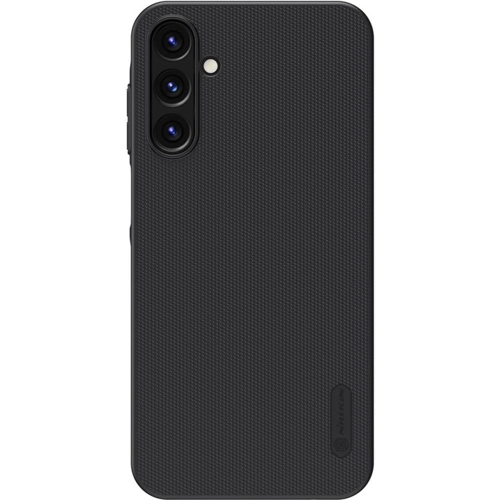Samsung Galaxy A15 4G / 5G telefontoktelefonnal - Nillkin Super Frostedtelefonnal - fekete hátlap tok