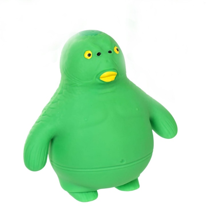 Jucarie antistres, AMRINUGL, maimuta, culoare verde, 15x15cm