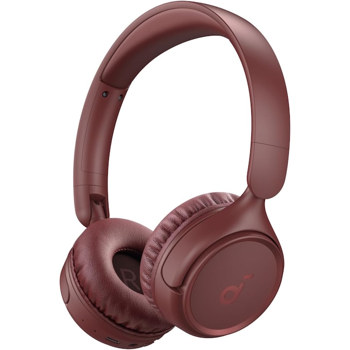 Anker Soundcore H30i Vezeték nélküli fejhallgató, Összecsukható kialakítás, Pure Bass, Bluetooth, Piros