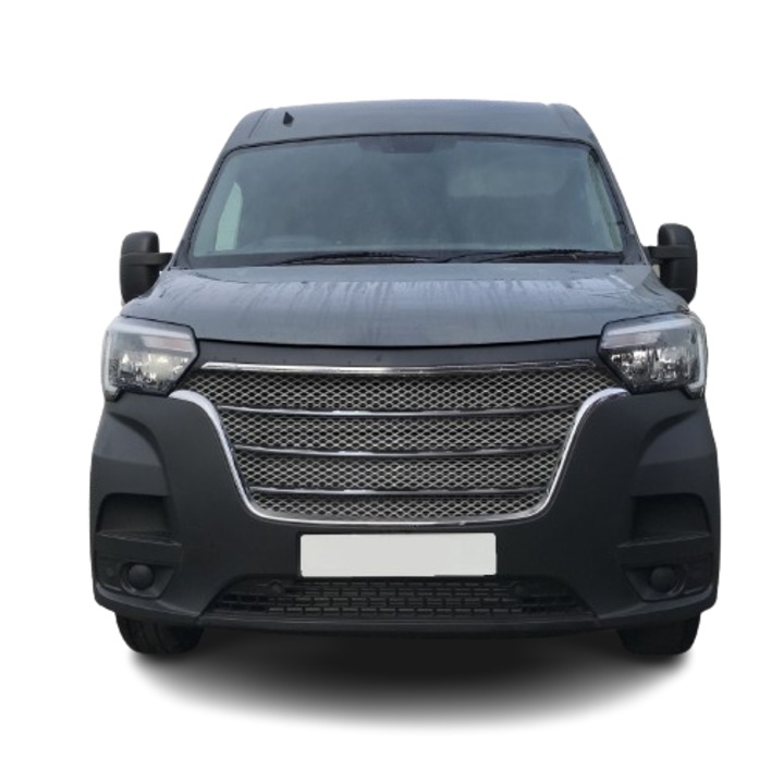 Алуминиева декоративна решетка (тунинг решетка) - Мрежа 5 мм х 3 мм х 1,2 мм, Сребърна, Размер: 40 см х 100 см