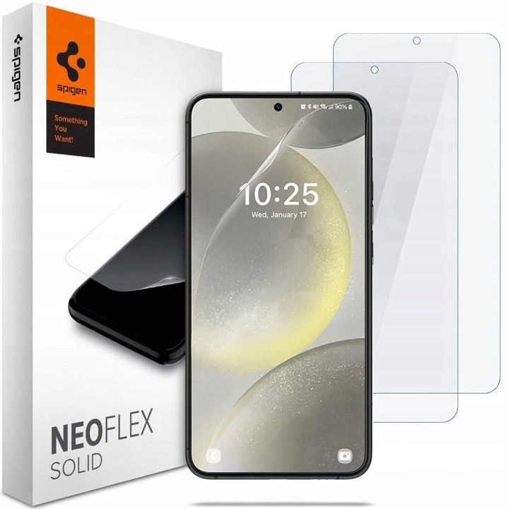 Set 2 folii protectie TPU Case friendly Spigen Neo Flex compatibil cu Samsung Galaxy S24