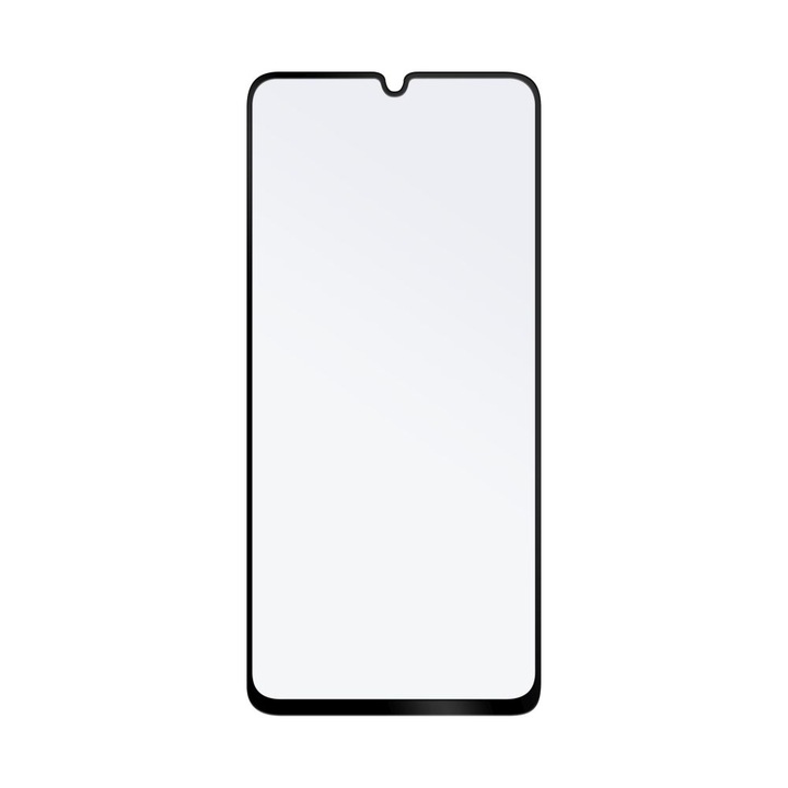 Фиксиран протектор за цял екран 2, 5D защитено стъкло Samsung Galaxy A25 5G, черен