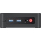 Mini PC Beelink GK J4125, Intel, RAM/SSD, Windows 11, 4K, 5G, Dual HDMI, 128 GB, Negru