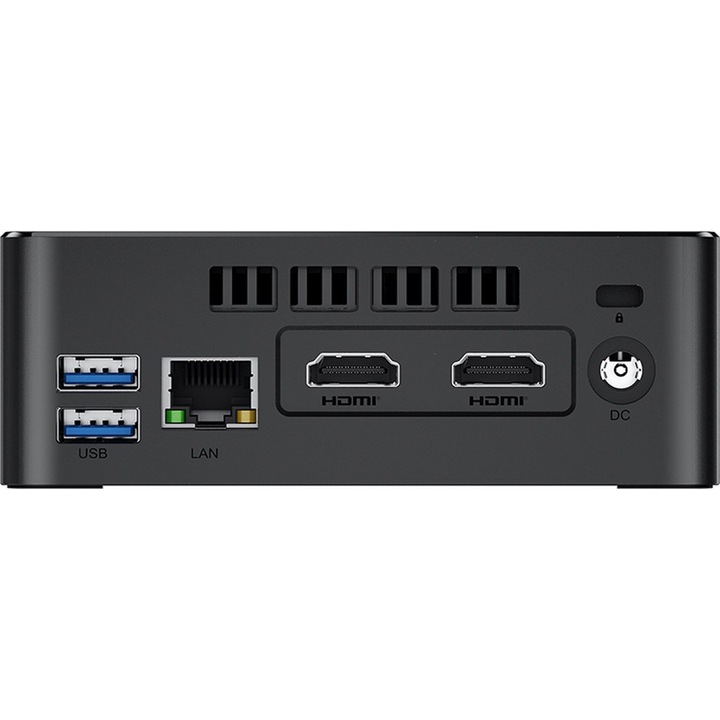 Mini PC Beelink GK J4125, Intel, RAM/SSD, Windows 11, 4K, 5G, Dual HDMI, 128 GB, Negru