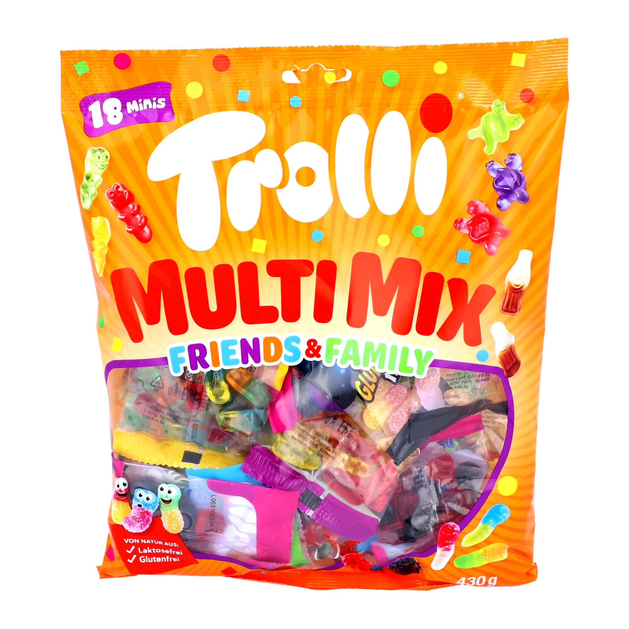 Jeleuri de fructe Trolli Mini Multi Mix, 430g - eMAG.ro