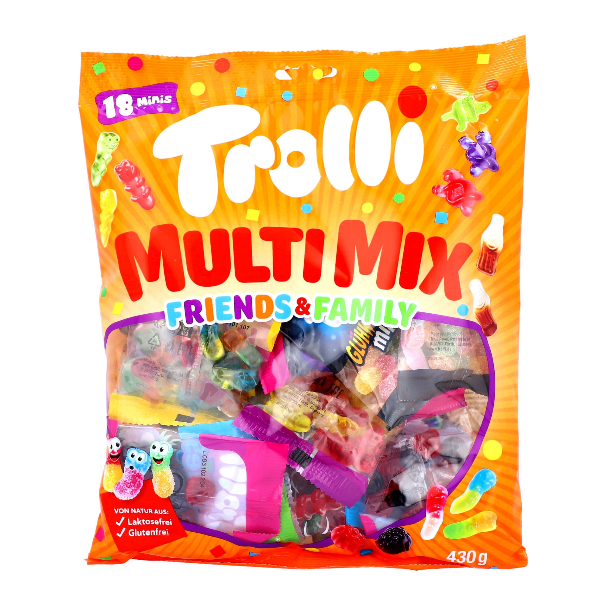 Jeleuri de fructe Trolli Mini Multi Mix, 430g - eMAG.ro