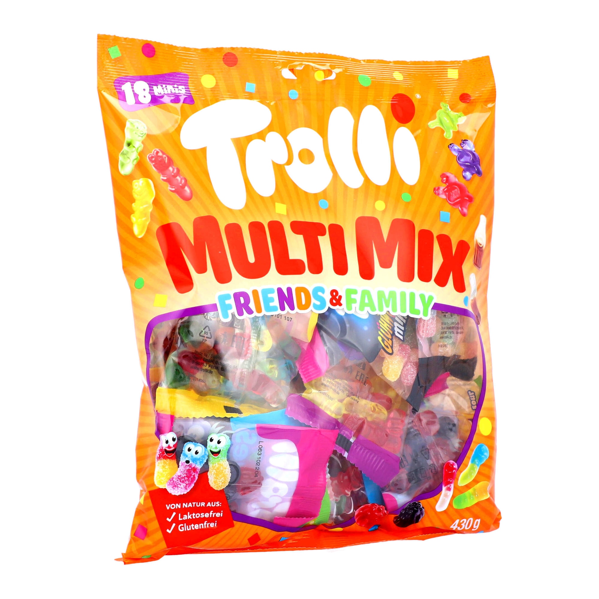 Jeleuri de fructe Trolli Mini Multi Mix, 430g - eMAG.ro