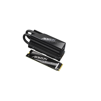 SSD GIGABYTE AORUS Gen5 12000, 1 TB, M.2, PCIe 5.0, NVMe 2.0, radiator, Negru SSD GIGABYTE AORUS Gen5 12000, 1 TB, M.2, PCIe 5.0, NVMe 2.0, radiator, Negru