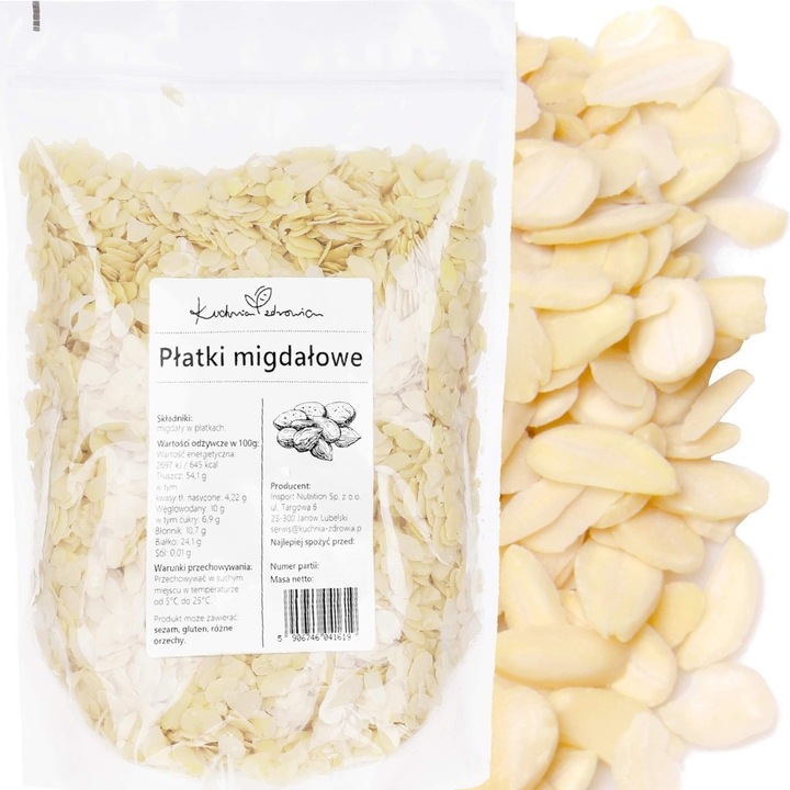 Fulgi de migdale 1kg – produs natural pentru deserturi si gatit sanatos