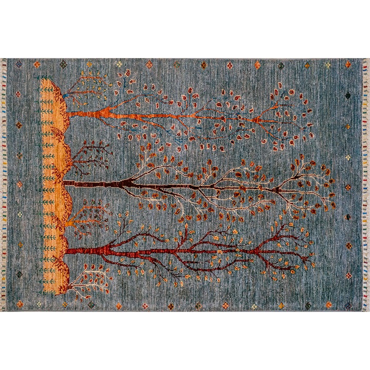 Covor traditional Tuba, Luxury Rugs, lana naturala, grosime 7 mm, 142 x 103 cm