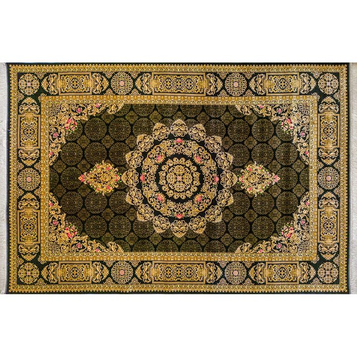 Covor clasic Alvaro, Luxury Rugs, matase naturala, grosime 6, 5 mm, 200 x 300 cm