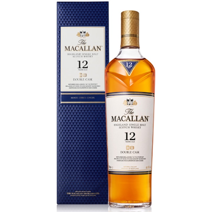 Whisky Macallan Double Cask 12YO. Single Malt 40%. 0.7l