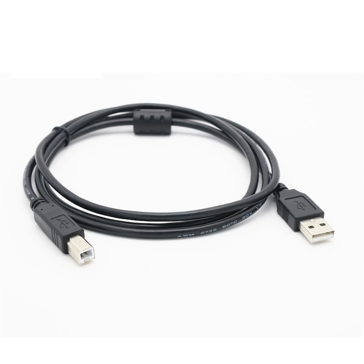 USB-nyomtatókábel AB MRG M987, USB 2.0, 140 cm, USB-A 2.0 - USB-B 2.0