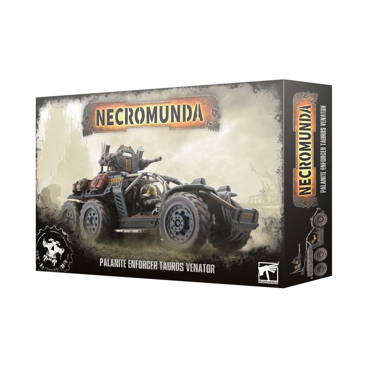 Necromunda Game Expansion, Palanite Enforcer Tauros Venator, Games Workshop, 97 darab, szürke