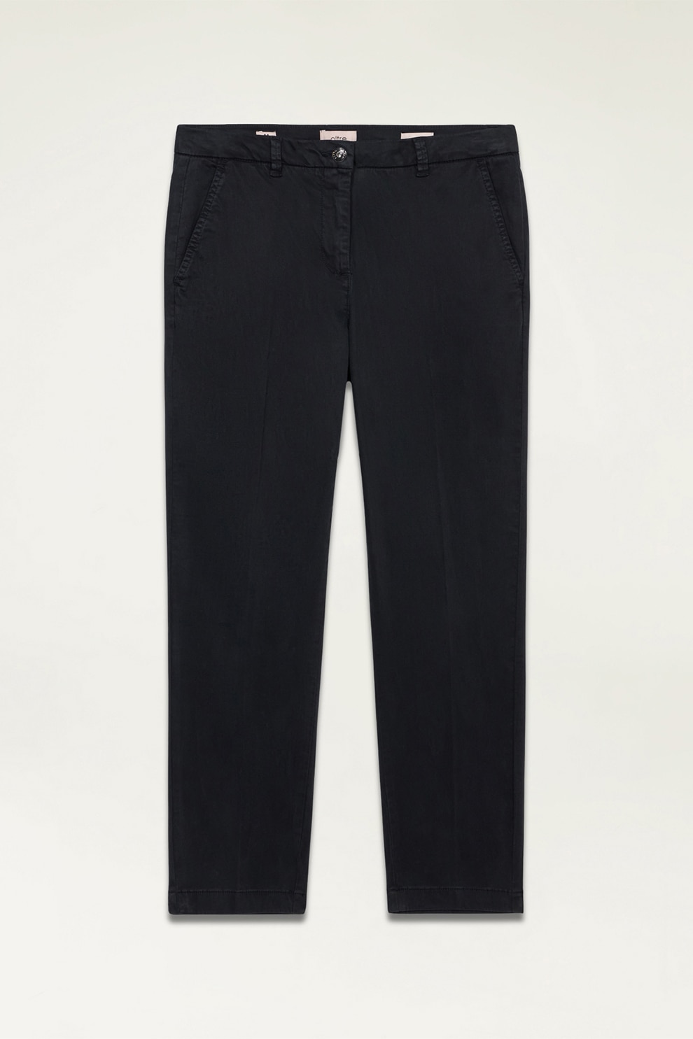 Oltre, Pantaloni din amestec de lyocell cu buzunare oblice