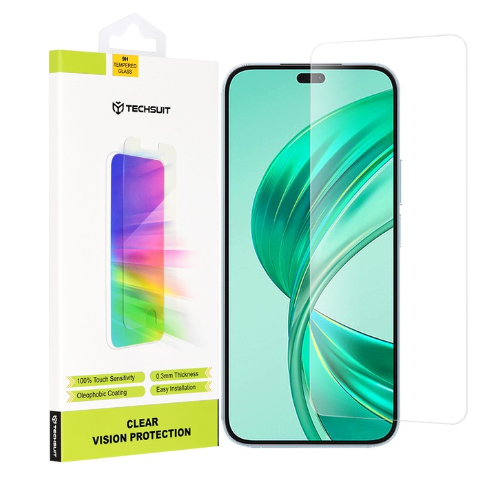 Folie protectie, sticla pentru Honor X8b - Techsuit Clear Vision - Transparent