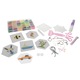 Set 2800 Margele idealSTORE, modele 3D, Lipire prin Stropire cu Apa, 24 de Culori Diferite, Include Modele si Sabloane, Pandantive, Dezvolta Concentrarea, Creativitatea si Abilitatile Artistice, Multicolor