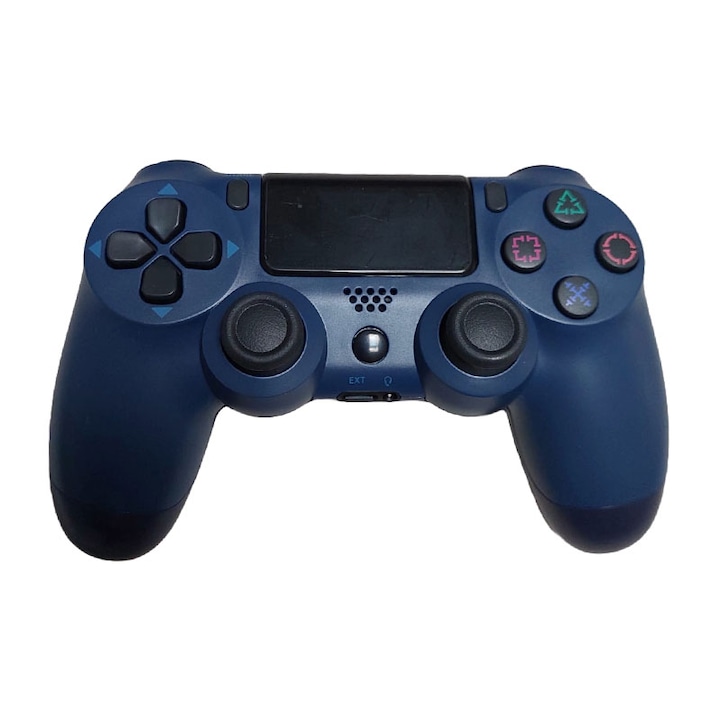 Controller wireless doubleshock, NEXTLY, compatibil PS4, PSTV si PS Now, cu vibratii, albastru