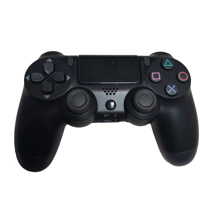 Controller wireless doubleshock, NEXTLY, compatibil PS4, PSTV si PS Now, cu vibratii, negru