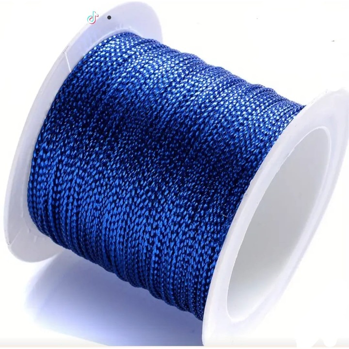 Snur colorat rasucit 5mm 20m .Albastru inchis