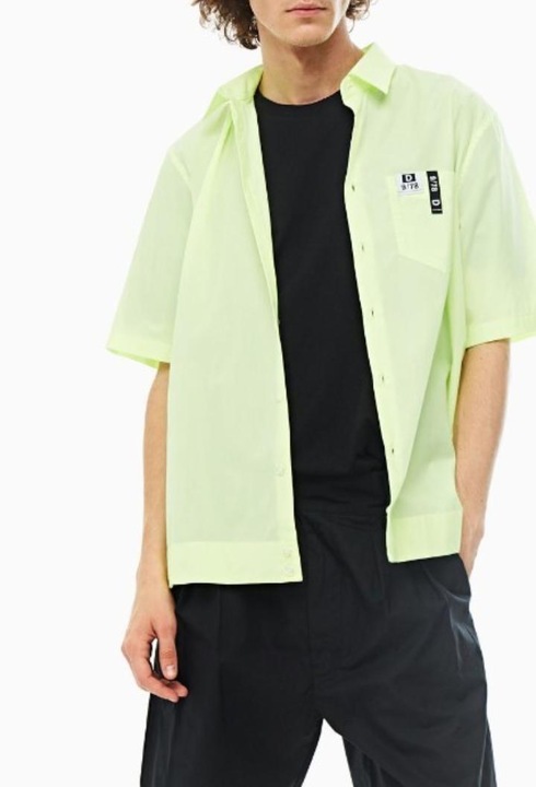 Diesel rövid ujjú sárga ing, S