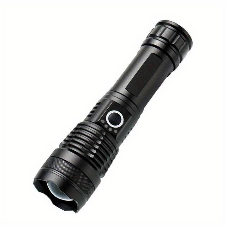 Фенер P50 Titan, LED, алуминий, включена батерия, черен