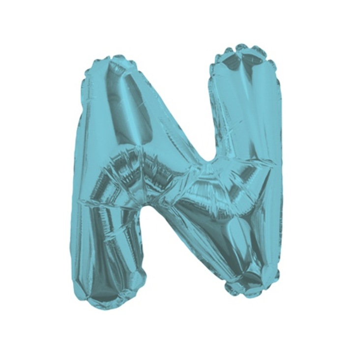 Balon Folie 35cm Litera N BLEU 34835-14