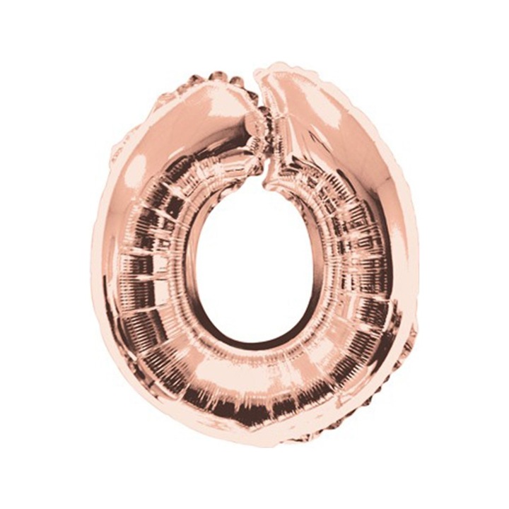 Balon Folie 35cm Litera O ROSE-GOLD 15664-14