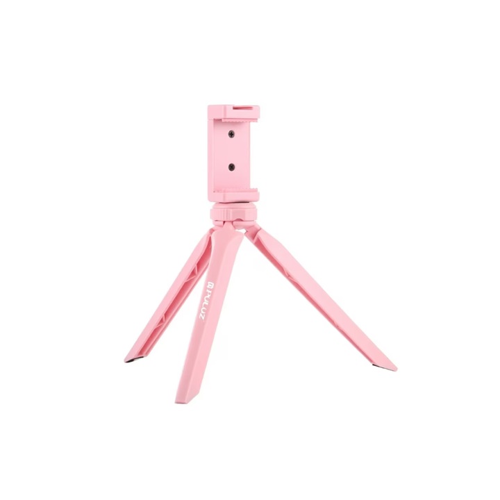 Rózsaszín flexibilis mini állvány okostelefonhoz és sportvideokamerákhoz