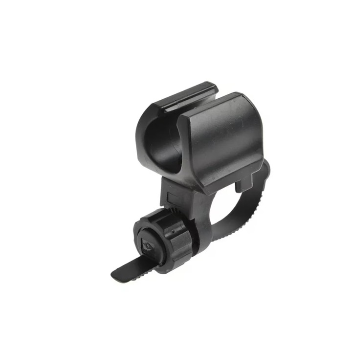 Állítható támaszték az első lámpához, kormányra és kerékpárra szerelhető, fekete