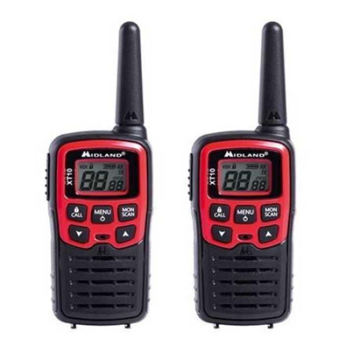 Комплект 2 радио pmr xt10 уоки токи midland