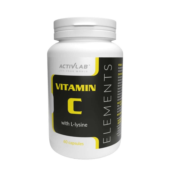 Vitamina C, ActivLab, cu L-lizina, 60 comprimate