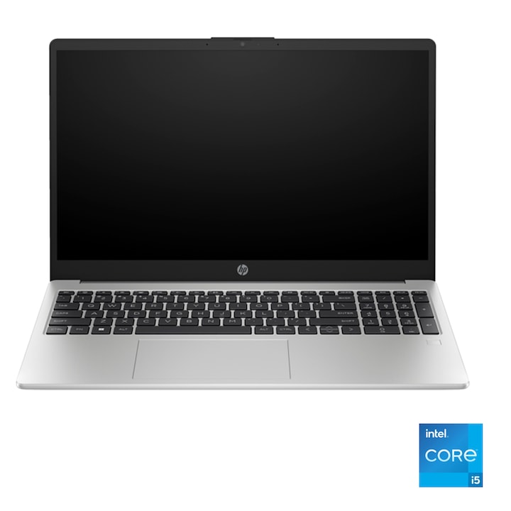 HP 250 G10 15.6" FullHD laptop, Intel® Core™ i5-1335U processor, 8GB, 512GB SSD, Intel Iris Xe Graphics, FreeDOS, Magyar billentyűzet, Ezüst