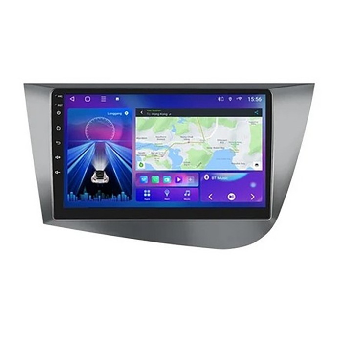 Navigatie Seat Leon 2005-2012 2K cu sistem android 4+64GB carplay wireless slot 4G