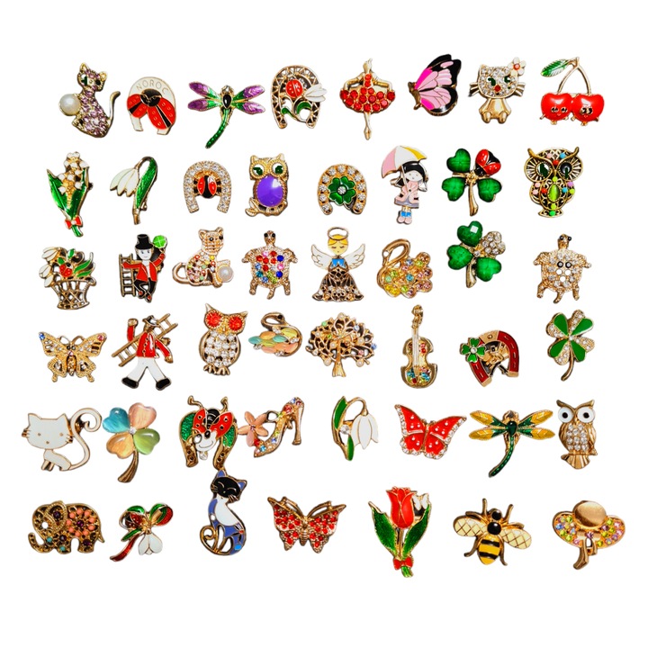 Set 48 brose pentru martisor diverse modele cu 48 de fire martisor