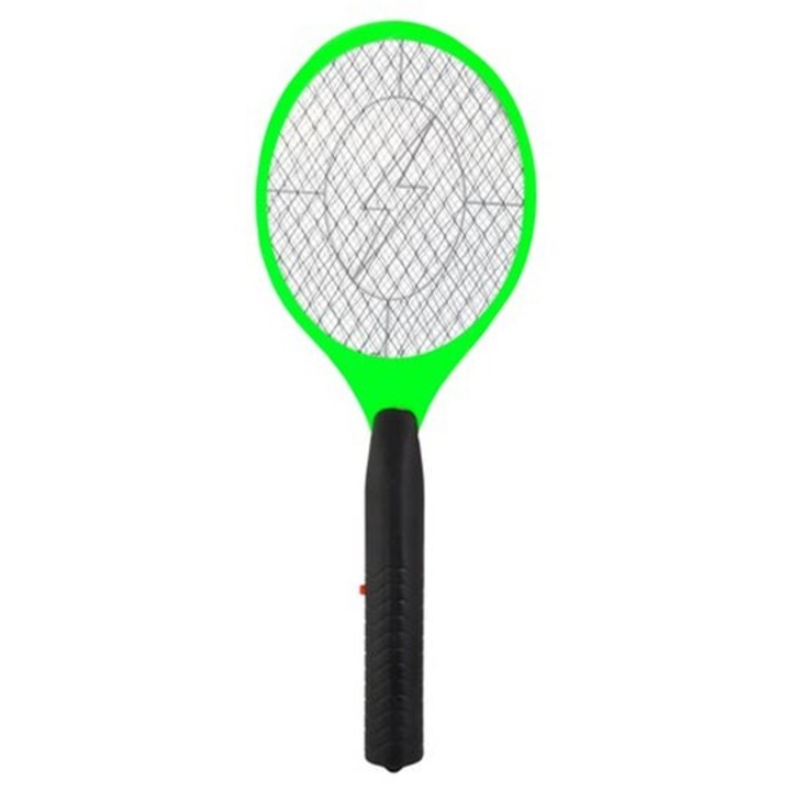 Elektromos légycsapó, szúnyog- és rovarirtó akkumulátorral, zöld