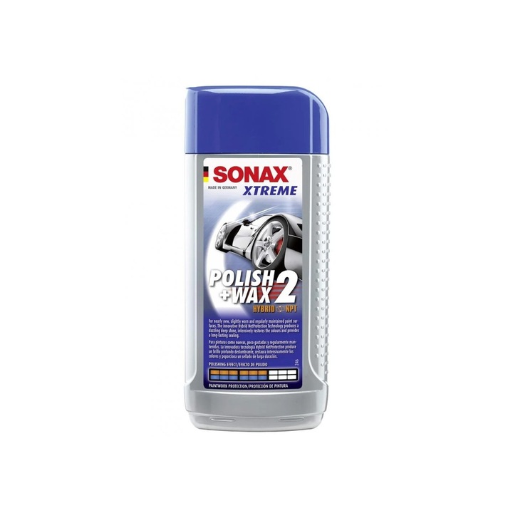 Полиране и восък Sonax Xtreme Polish & Wax 2 Hybrid NPT 250 мл