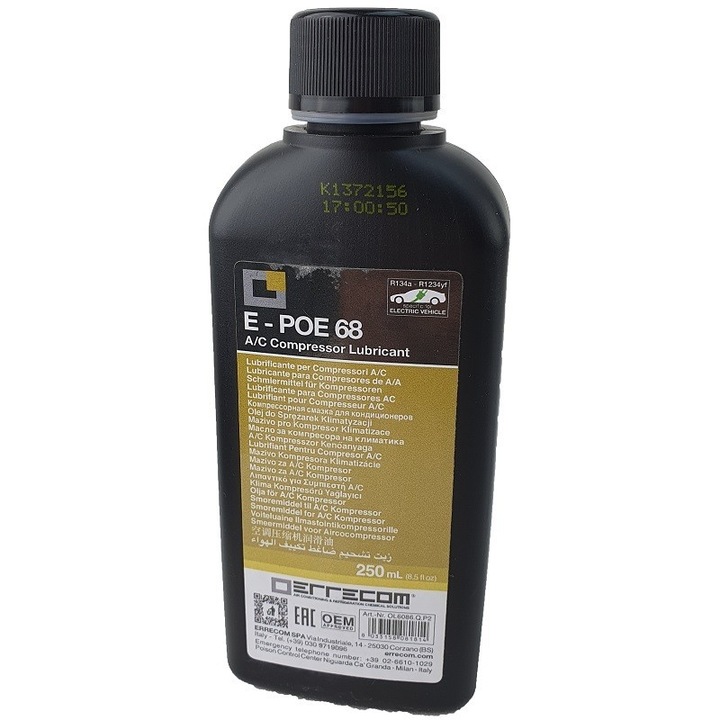POE 68 olaj autóklímához 250 ml