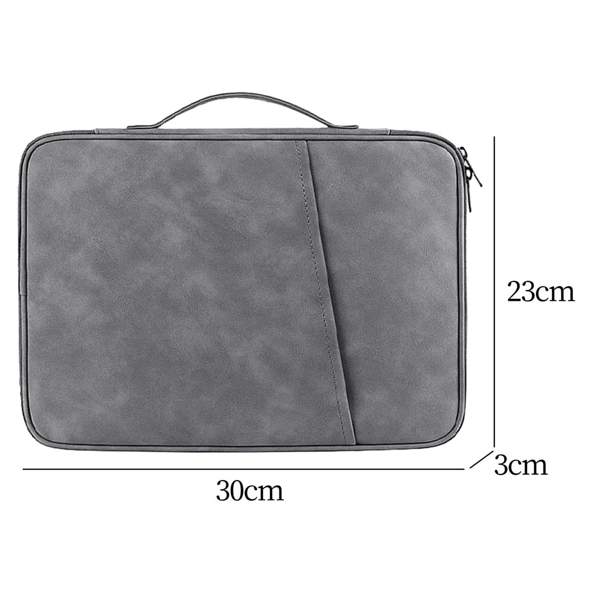 Husa de tableta, Yulinland®, pentru iPad si accesorii, compatibila Apple iPad 10.2 (2022. 2021, 2020, 2019), Apple iPad Air / (2019), Apple iPad Pro 11, Apple iPad 9.7 (2018), 30 x 23 x 3 cm, gri