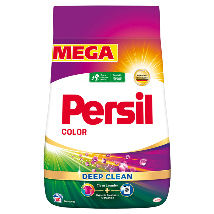 Перилен препарат Persil Color, Автоматично пране, 80 изпирания, 4.86 кг