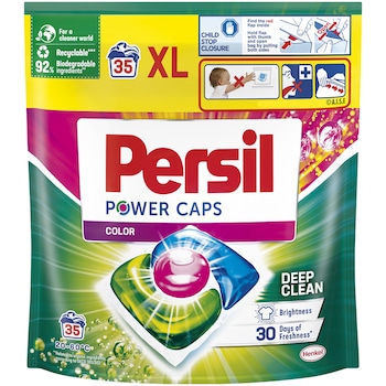Detergent de rufe capsule Persil Power Caps Color, 35 spalari