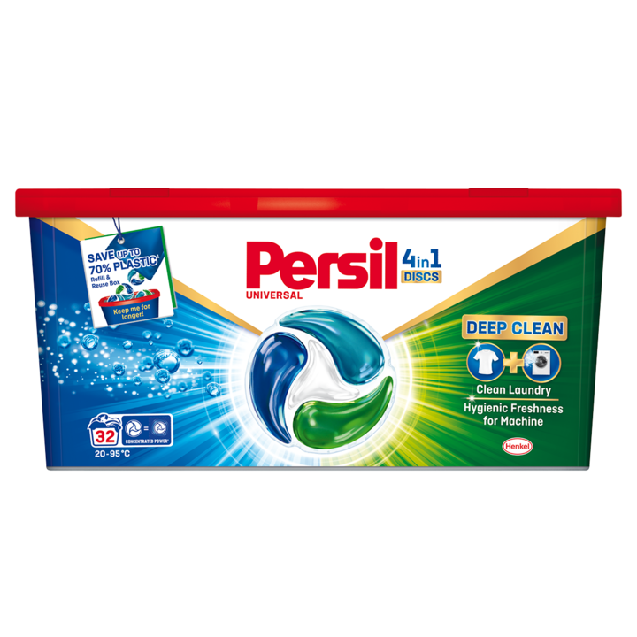 Detergent de rufe Persil 4in1 Discs Universal, 32 spalari