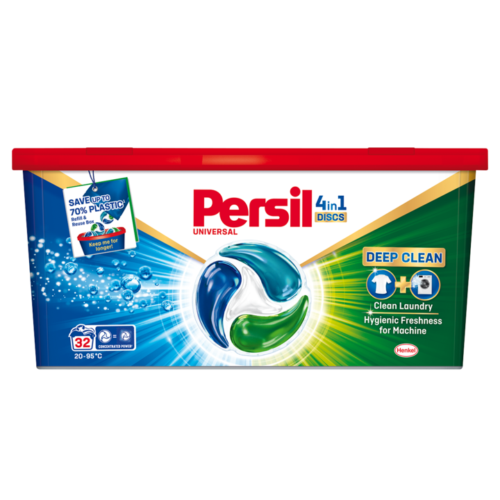 Капсули за пране Persil 4в1 Discs Universal, 32 изпирания