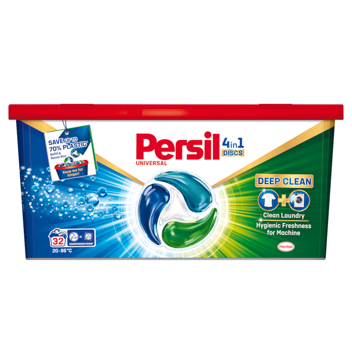 Detergent de rufe Persil 4in1 Discs Universal, 32 spalari