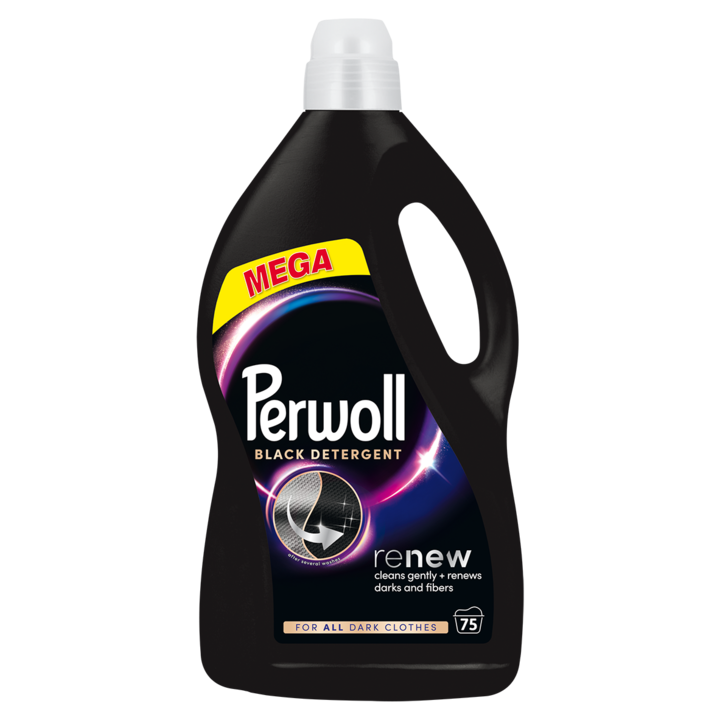Detergent lichid pentru rufe Perwoll Renew Black, 75 spalari, 3750 ml