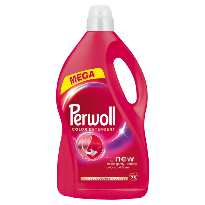 Detergent lichid pentru rufe Perwoll Renew Color, 75 spalari, 3750 ml