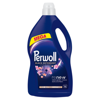 Detergent lichid pentru rufe Perwoll Renew Dark Bloom, 75 spalari, 3750 ml