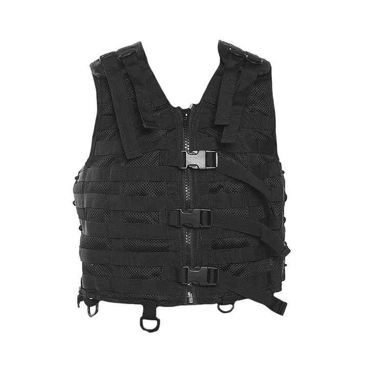 Vesta Tactica Airsoft SECURITY Gen.1 Neagra Mil-Tec marime one size